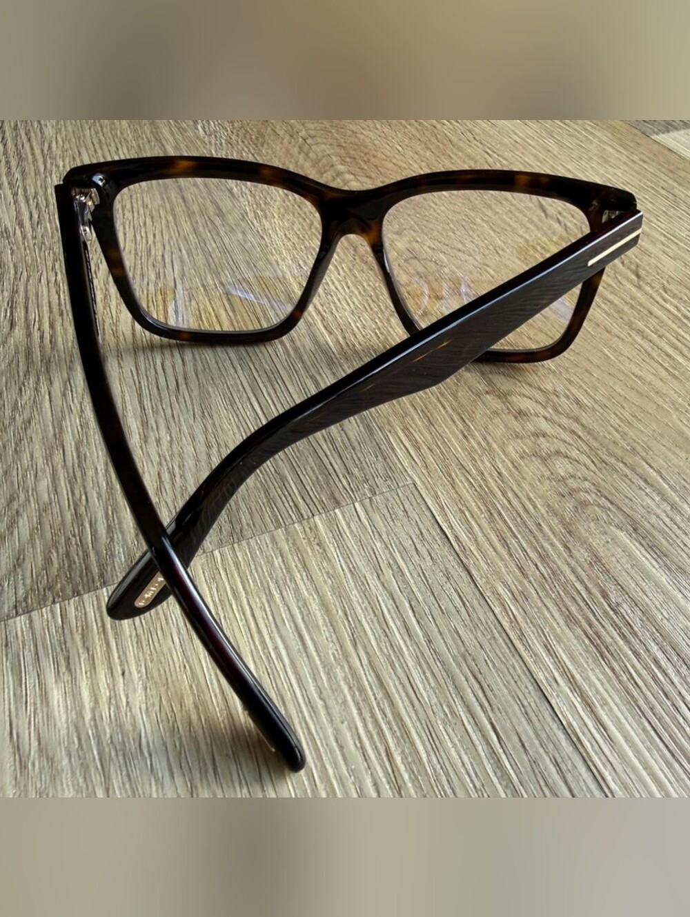 Tom Ford Women's Tortoiseshell Brown Square Glasses and Sunglasses Set - Picture 6 of 8
